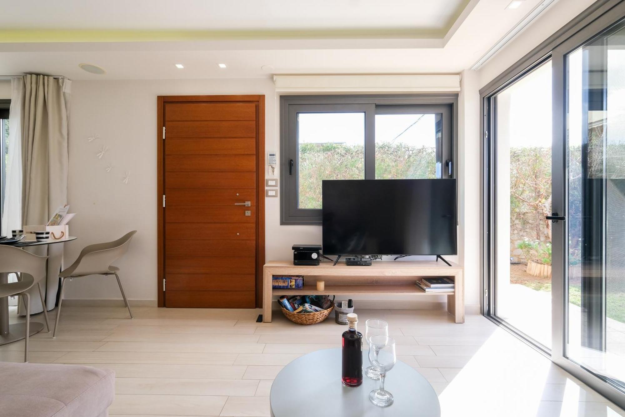 Glaros Casa Verde - Cozy Flat With Garden Near Beach Kato Daratso Exterior photo